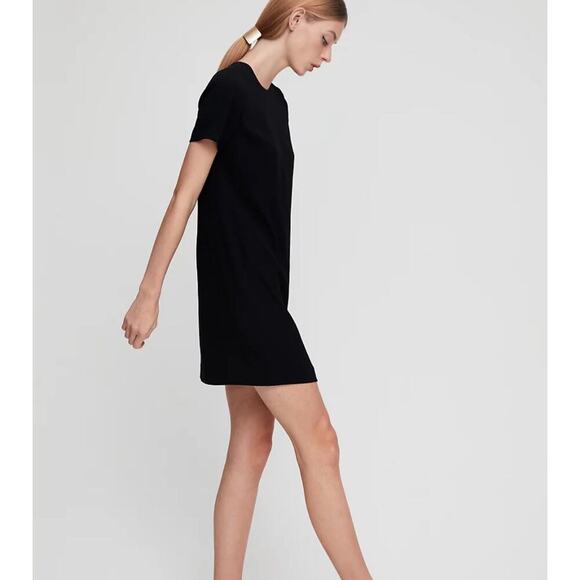Aritzia Babaton Patricio Dress Black Size 2 NWT $138 Minimalist Preppy Career - Picture 3 of 11